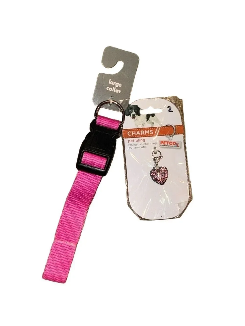 Pink Dog Collar Pet Charm Petco New With Tags